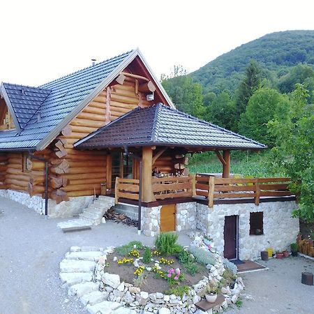 Bear'S Log Villa Selište Drežničko Kültér fotó