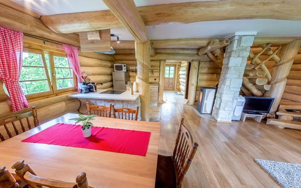 Bear'S Log Villa Selište Drežničko Kültér fotó