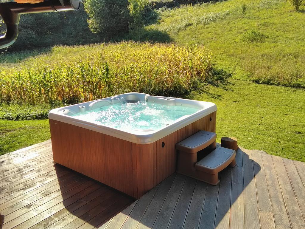 Bear'S Log Villa Selište Drežničko Kültér fotó