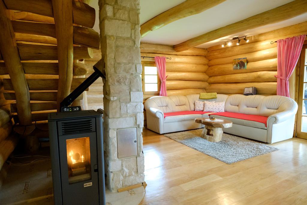Bear'S Log Villa Selište Drežničko Kültér fotó